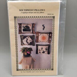 Southwest Pillows Applique Design Pattern By Teri Chandler and Connie Spurlock